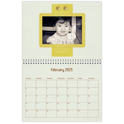 Wall Calendar 11 X 8 5 By Deca Feb 2025