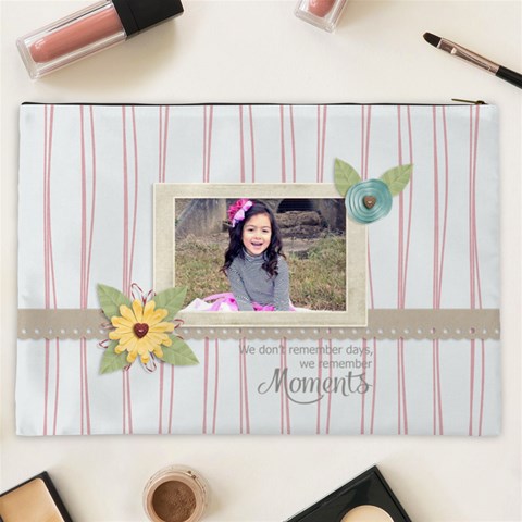 Cosmetic Bag (xxl): Moments By Jennyl Back