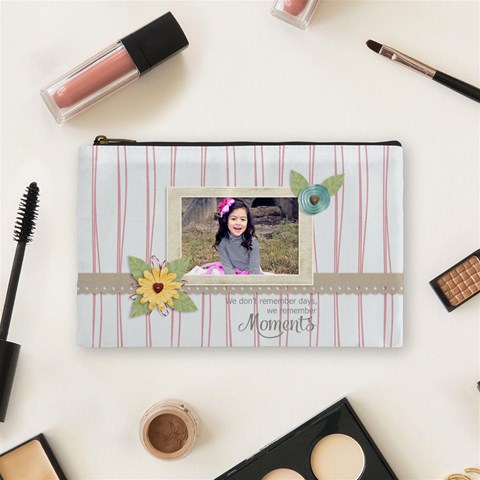 Cosmetic Bag (m):  Moments By Jennyl Front