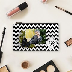 Cosmetic Bag (s):  Black Chevron