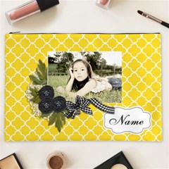 Cosmetic Bag (XXL): Black Ribbon