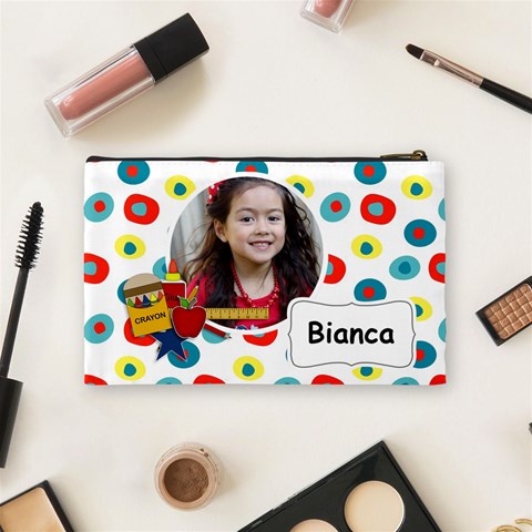 Cosmetic Bag (m): School Stuff By Jennyl Back