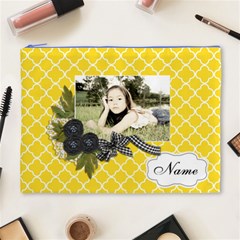 Cosmetic Bag (xl): Black Ribbon