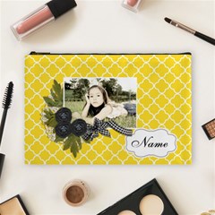 Cosmetic Bag (l): Black Ribbon