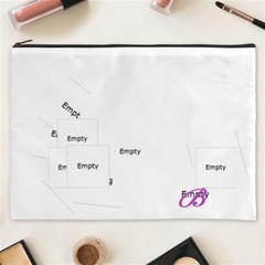 Cosmetic Bag (xxxl): Pink Quatrefoil