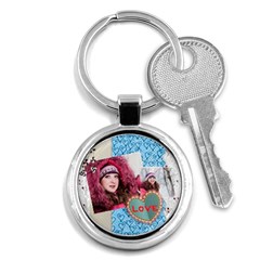 love - Key Chain (Round)