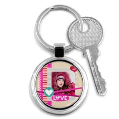 love - Key Chain (Round)