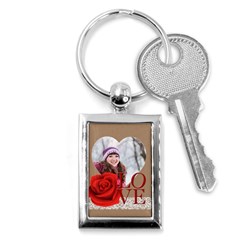 love - Key Chain (Rectangle)