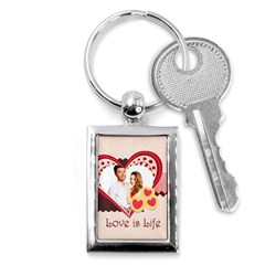 love - Key Chain (Rectangle)