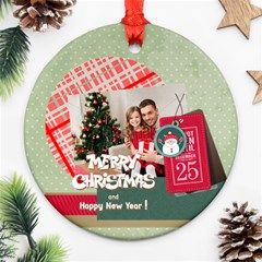 xmas - Round Ornament (Two Sides) xmas - Round Ornament (Two Sides)