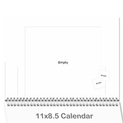 calendar 2025 - Wall Calendar 11  x 8.5  (12-Months)