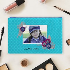 Cosmetic Bag (l): Snowflakes