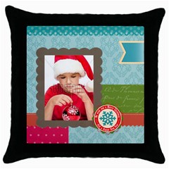 xmas (5 styles) - Throw Pillow Case (Black) xmas (5 styles) - Throw Pillow Case (Black)