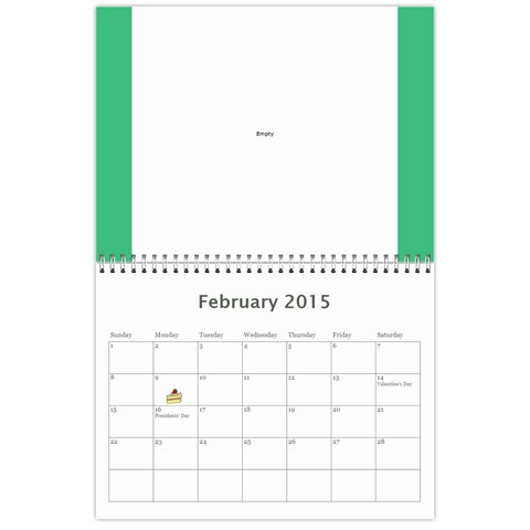 Laylas 2015 Calendar By Katy Feb 2015