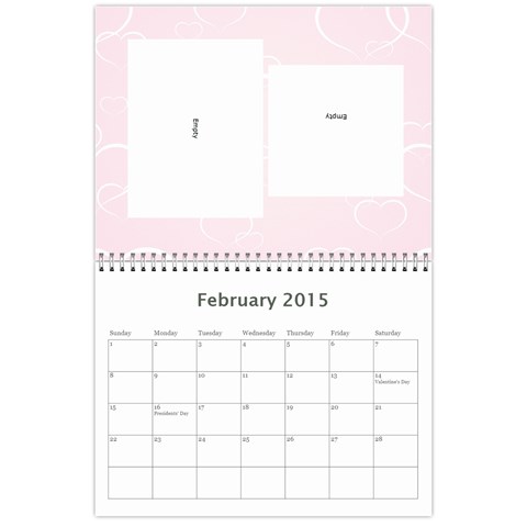 Calendar 2015 By Janet Andreasen Feb 2015