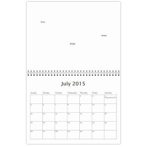 Calendar 2015 By Janet Andreasen Jul 2015