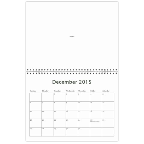 Calendar 2015 By Bekah Donohue Dec 2015