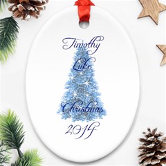 Timothy 14 - Oval Ornament (Two Sides)