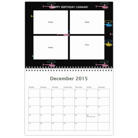 Cousins Calander By Julia Dec 2015