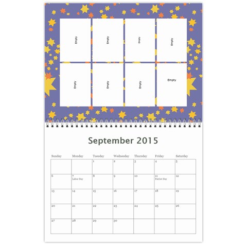 Cousins Calander By Julia Sep 2015
