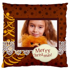 christmas - Large Premium Plush Fleece Cushion Case (One Side) christmas - Large Premium Plush Fleece Cushion Case (One Side)