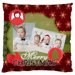 xmas - Large Premium Plush Fleece Cushion Case (Two Sides) xmas - Large Premium Plush Fleece Cushion Case (Two Sides)