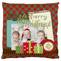 xmas - Large Premium Plush Fleece Cushion Case (Two Sides) xmas - Large Premium Plush Fleece Cushion Case (Two Sides)