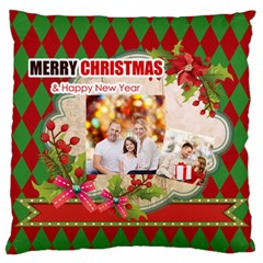 xmas - Large Premium Plush Fleece Cushion Case (Two Sides) xmas - Large Premium Plush Fleece Cushion Case (Two Sides)