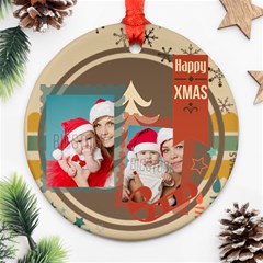 xmas - Round Ornament (Two Sides)