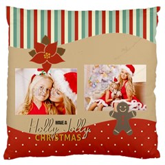 xmas - Standard Premium Plush Fleece Cushion Case (Two Sides)