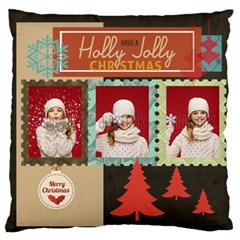 xmas - Large Premium Plush Fleece Cushion Case (Two Sides) xmas - Large Premium Plush Fleece Cushion Case (Two Sides)