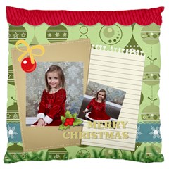 xmas - Large Premium Plush Fleece Cushion Case (Two Sides) xmas - Large Premium Plush Fleece Cushion Case (Two Sides)