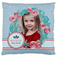 xmas - Large Premium Plush Fleece Cushion Case (Two Sides) xmas - Large Premium Plush Fleece Cushion Case (Two Sides)