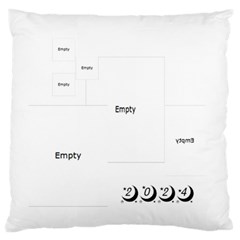 Christmas4 large flano cusion case - Large Premium Plush Fleece Cushion Case (One Side)