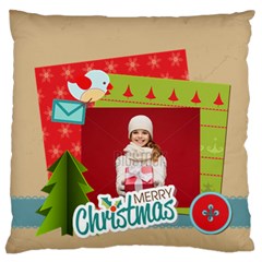 xmas - Large Premium Plush Fleece Cushion Case (Two Sides) xmas - Large Premium Plush Fleece Cushion Case (Two Sides)