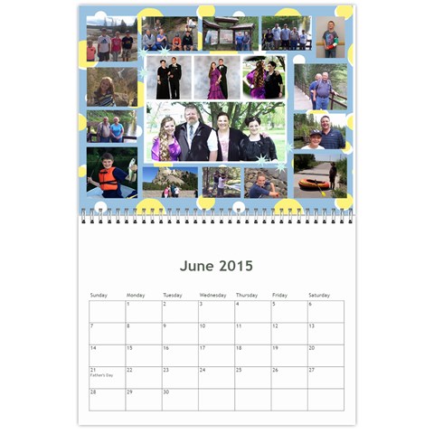Calendar 2015 By Debbie Jun 2015