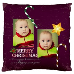 xmas - Large Premium Plush Fleece Cushion Case (Two Sides) xmas - Large Premium Plush Fleece Cushion Case (Two Sides)