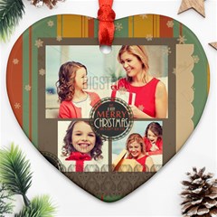 xmas - Heart Ornament (Two Sides) xmas - Heart Ornament (Two Sides)