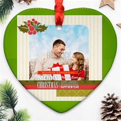 xmas - Heart Ornament (Two Sides) xmas - Heart Ornament (Two Sides)