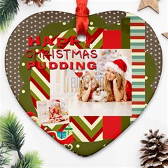 xmas - Heart Ornament (Two Sides) xmas - Heart Ornament (Two Sides)