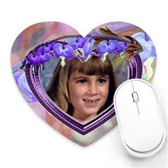 Purple Bleedingheart Heart Mousepad