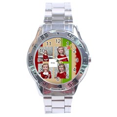 xmas - Stainless Steel Analogue Watch