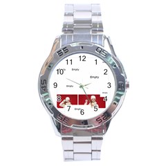 xmas - Stainless Steel Analogue Watch
