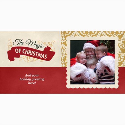 Christmas Sentiments Iii Card No  02 By One Of A Kind Design Studio 8 x4  Photo Card - 4