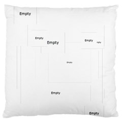 xmas - Large Premium Plush Fleece Cushion Case (Two Sides)