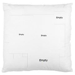 birthday - Large Premium Plush Fleece Cushion Case (One Side)