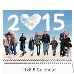 2015 - Wall Calendar 11  x 8.5  (12-Months)