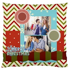 xmas - Large Premium Plush Fleece Cushion Case (One Side) xmas - Large Premium Plush Fleece Cushion Case (One Side)