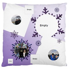 Snowflake Large Flano Cushion (2 sided) (4 styles) - Large Premium Plush Fleece Cushion Case (Two Sides) Snowflake Large Flano Cushion (2 sided) (4 styles) - Large Premium Plush Fleece Cushion Case (Two Sides)