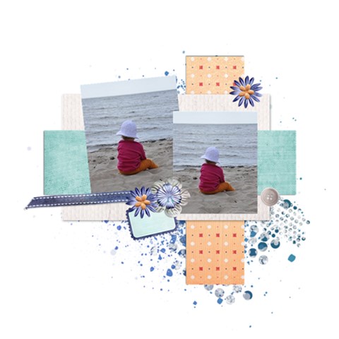 Scrappy4 By Elfie 12 x12  Scrapbook Page - 1
